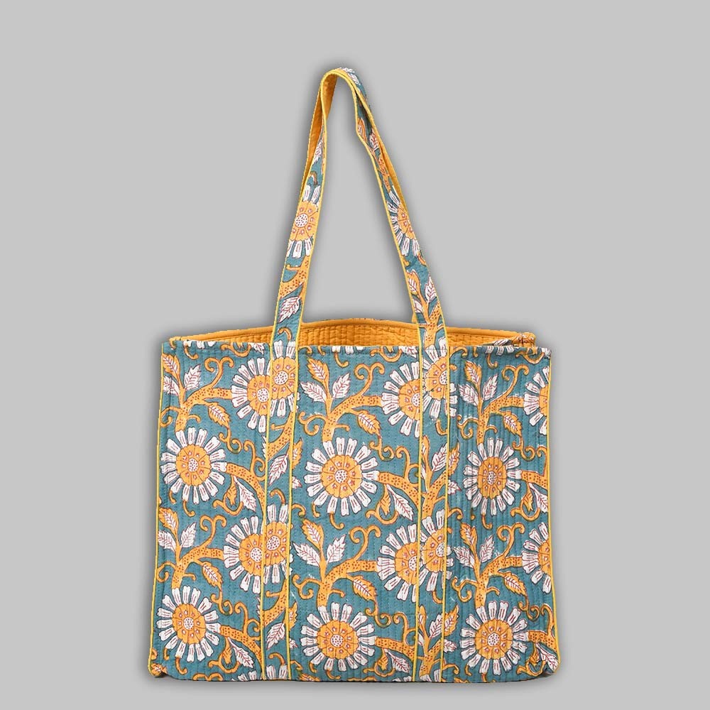 Cotton Hand Bag, Indian Hand Printed Tote Bags, Women hand bags, Tote bags for Girls, Fashion Tote bags, Printed Tote Bags