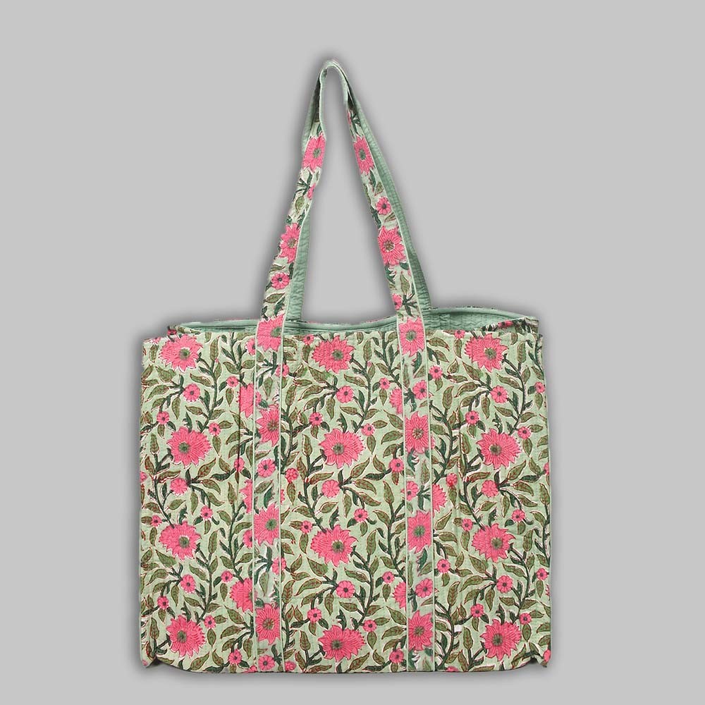 Cotton Hand Bag, Indian Hand Printed Tote Bags, Women hand bags, Tote bags for Girls, Fashion Tote bags, Printed Tote Bags