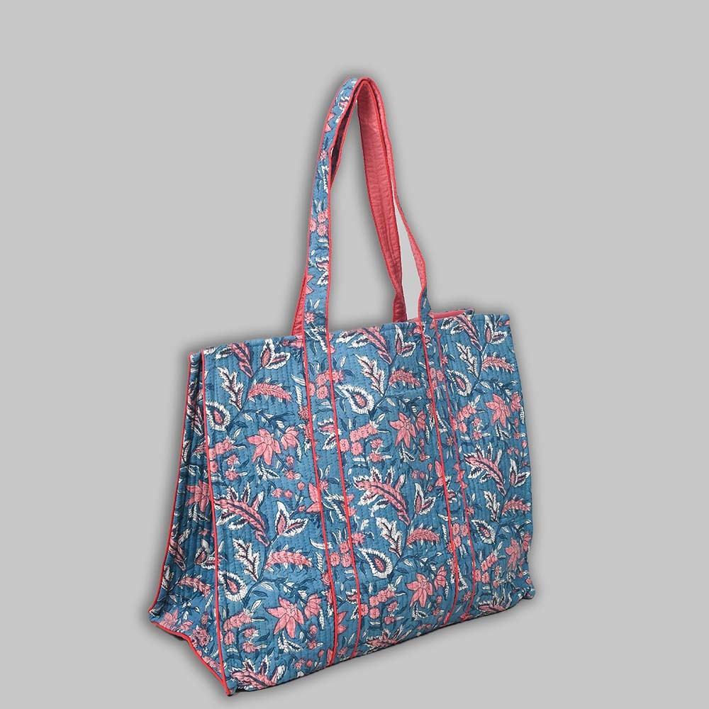 Cotton Hand Bag, Indian Hand Printed Tote Bags, Women hand bags, Tote bags for Girls, Fashion Tote bags, Printed Tote Bags